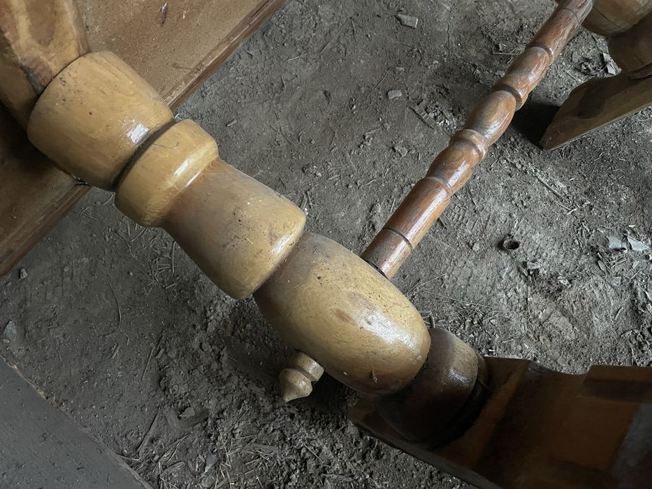 Start drewniany stół ława podstawa z litego drewna