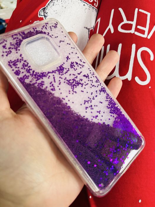 Ruchome brokat fioletowe Etui do telefonu huawei 20 pro liquid premium