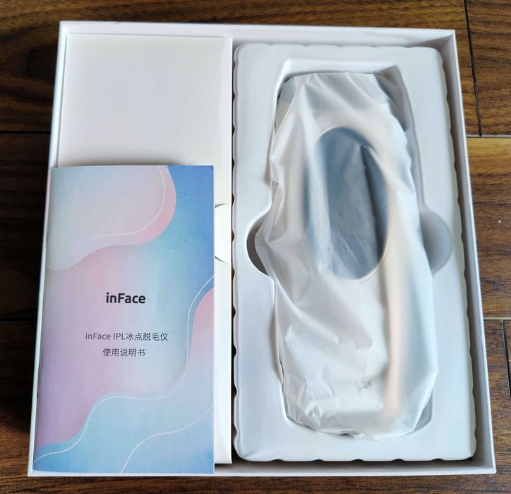 Depilator laserowy inFace Cool IPL ZH18E nowy, kompletny zestaw