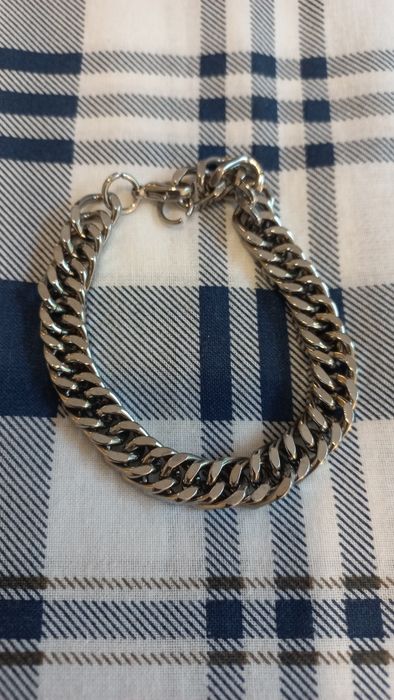 Pulseira homem de aço inoxidável