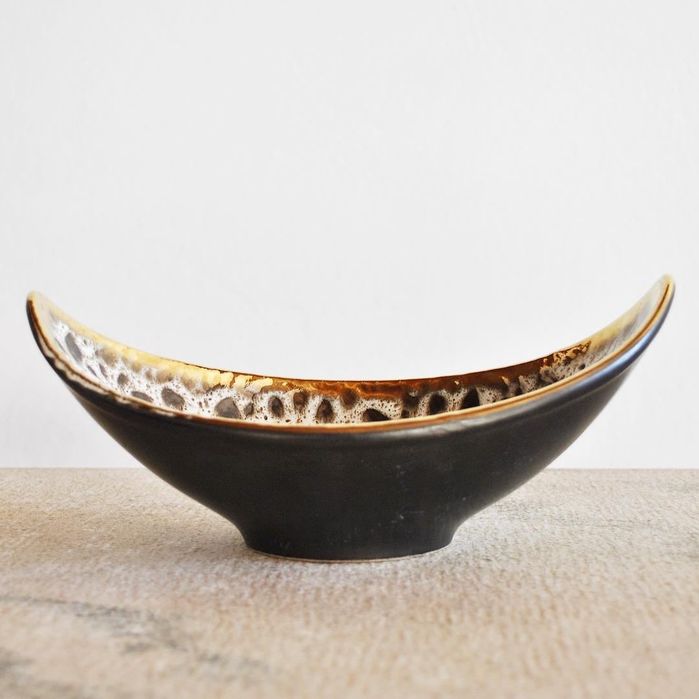 Conjunto de 5: Vaso, Jarra, Taças, Mid-century ceramics D&B Höhr, 1950