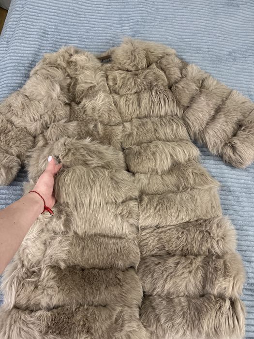 Шуба с меха песца