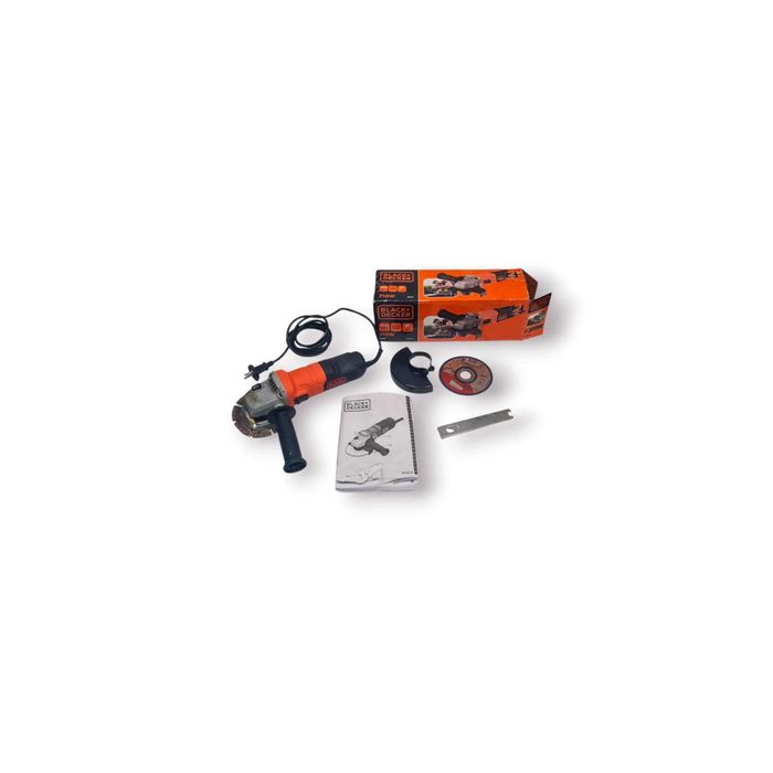 Rebarbadora Angular Black+Decker –710W –Ø115 mm– c/ Caixa e Acessórios