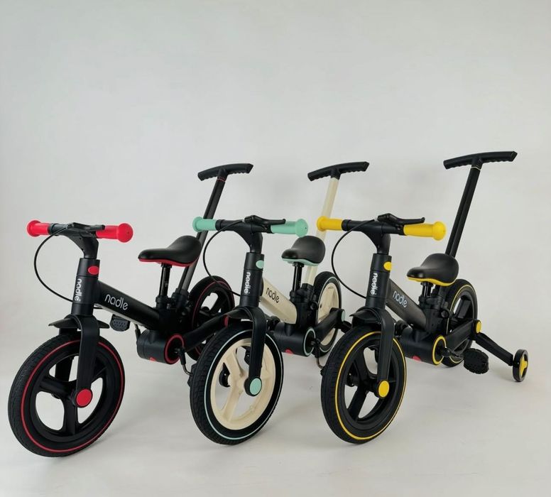 Велосипед біговел - трансформер Maraton Nodle беговел с родитльской ру