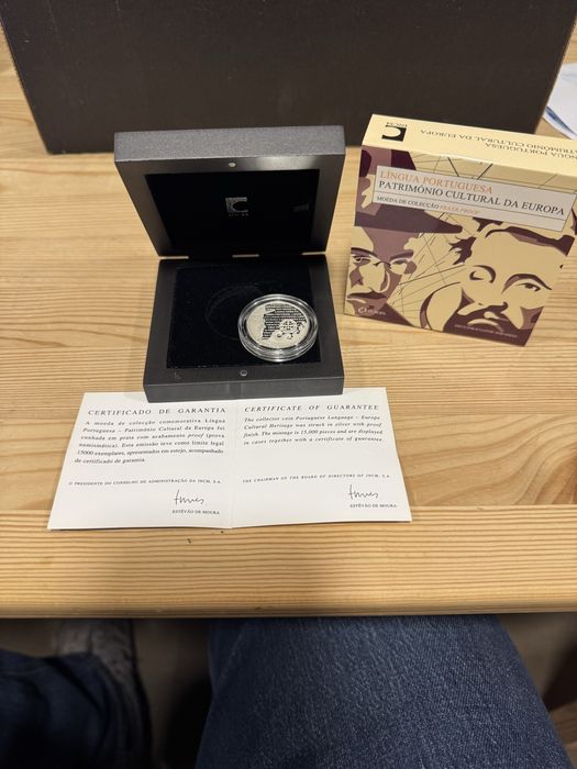 Moeda PROOF 2,5€ de Prata Lingua Portuguesa