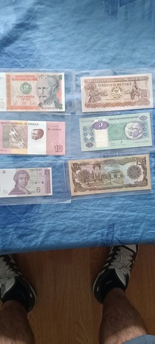20 notas estrangeiras
