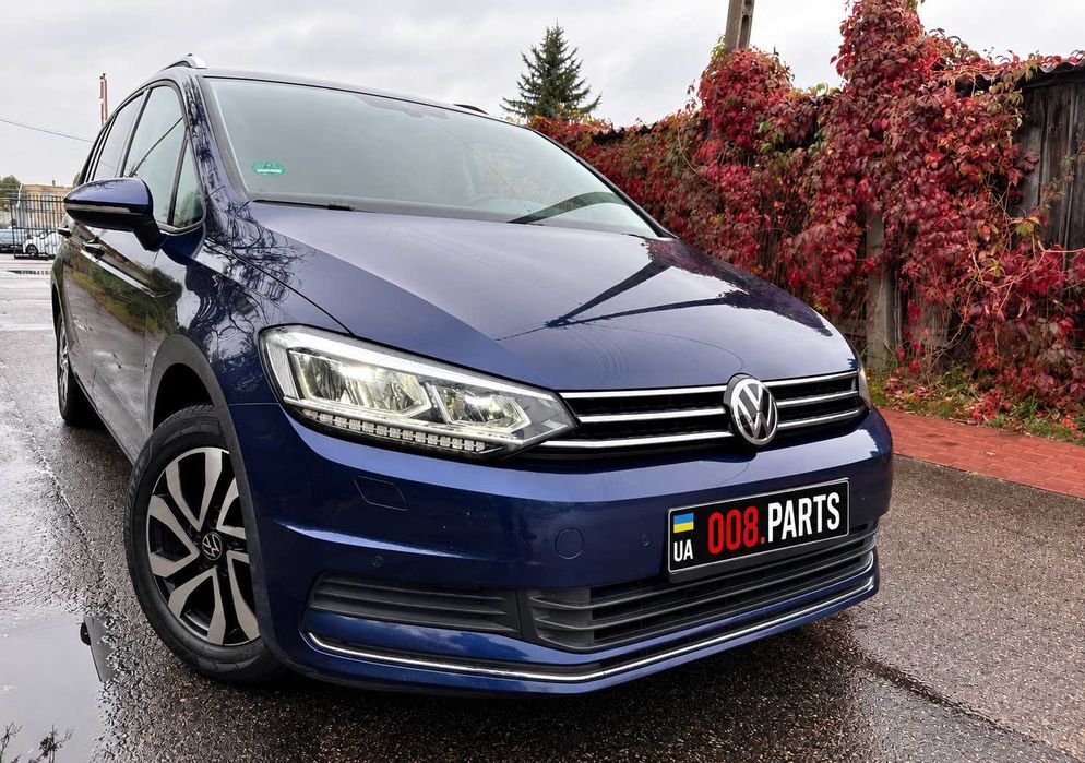 Volkswagen Touran II 5T Розборка Шрот Запчастини Туран Volkswagen Touran Капот Фара Крило Бампер Ляда Підкрилок Скло Ручка Молдинг Кронштейн
