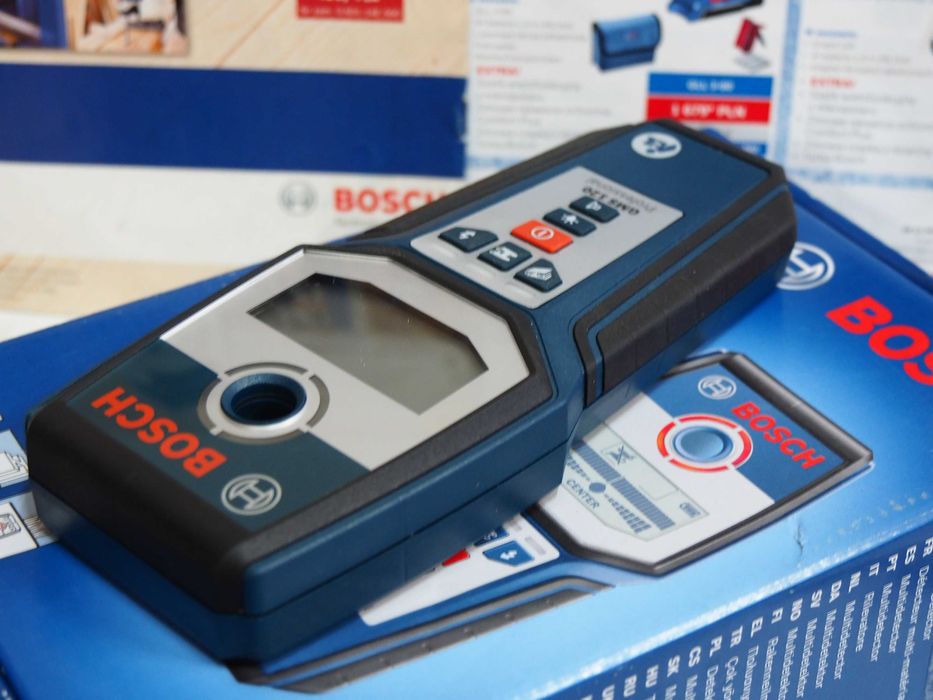 Wykrywacz metali BOSCH GMS 120 detektor kabli zbrojenia drewno plastik
