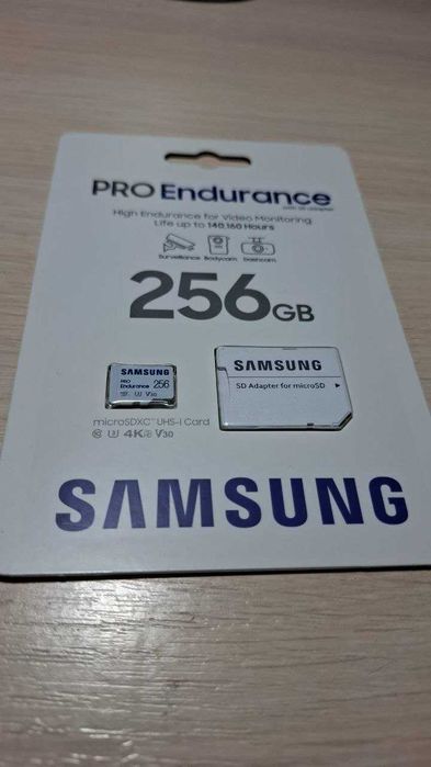 Карта пам'яті Samsung 256GB microSDXC class 10 UHS-I U3 V30 Pro Endurance (MB-MJ256KA/EU)