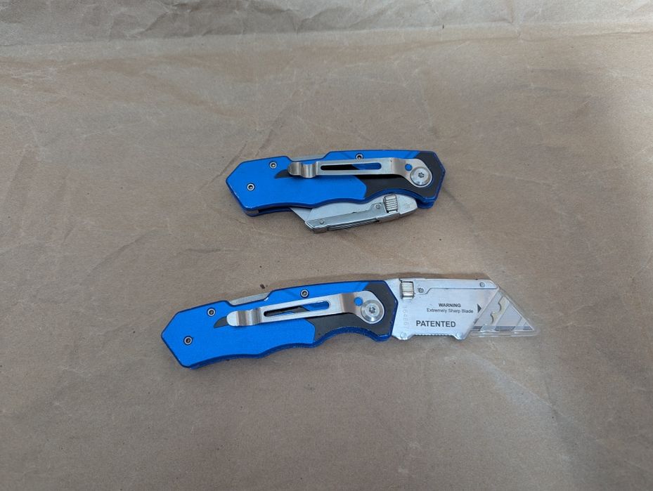 KOBALT Folding Lockback Utility Knife Ніж будівельний під трапецію