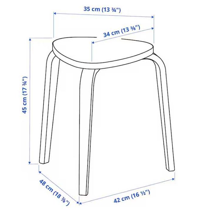 Mesa retangular IKEA +3 bancos IKEA
