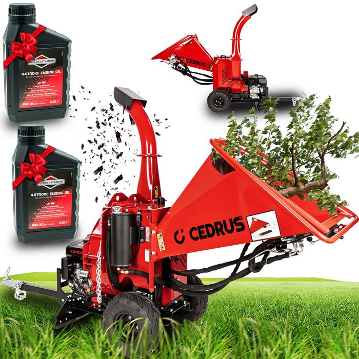Cedrus RB05 PRO Rozdrabniacz Spalinowy RĘBAK LONCIN 420CM3 16KM E-START