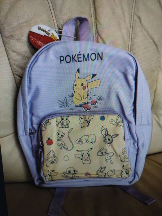 Nowy Plecak Pokemon Pikachu dziewczynka