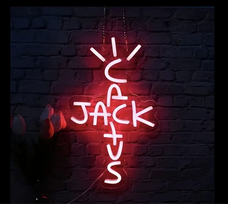 luz neon Catcus Jack travis scott