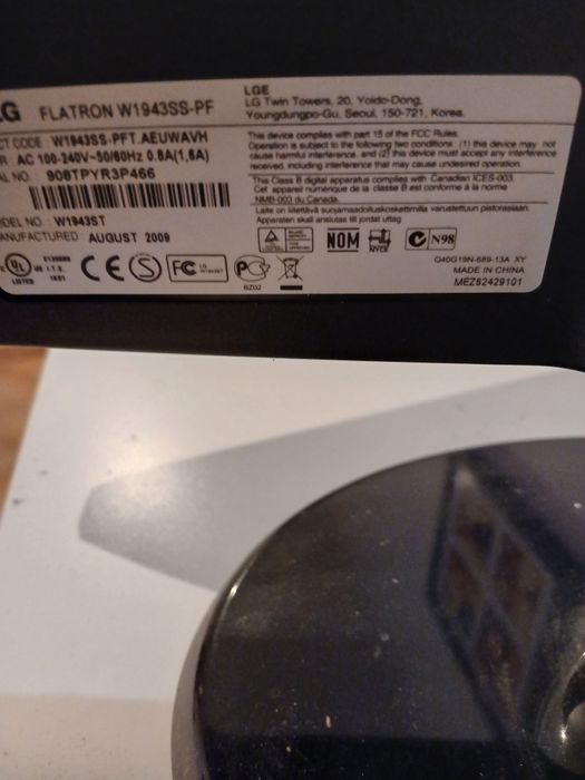 Monitor LG 19 polegadas vga