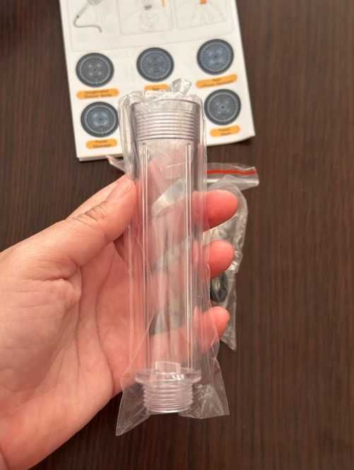 Cabeça de chuveiro com filtro anticalcário PH saudável NOVO PORTES GRÁ
