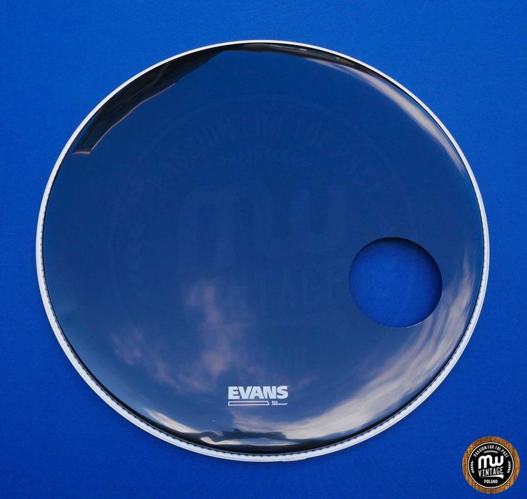 Evans - naciąg EQ3 Black Reso 24" z otworem ‼️