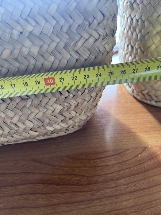 Cestos artesanais de palma