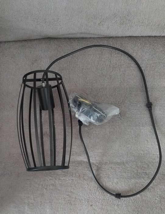 Żyrandol lampa sufitowa loft industrialny nowoczesny. Pojedyncze 3 szt