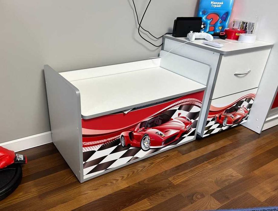Меблі дитячі Ferrari Феррарі повний комплект для кімнати хлопчика