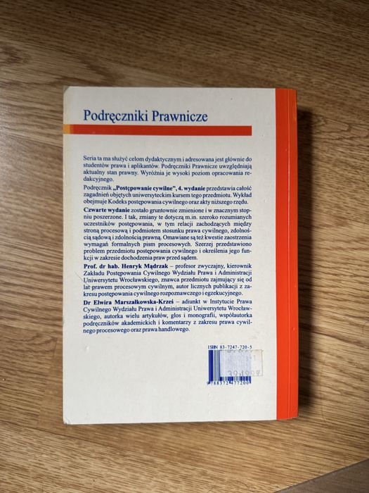 Podręcznik - postępowanie cywilne - Mądrzak, Marszałkowska-Krześ