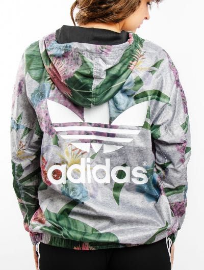 KURTKA, wiatrówka Adidas Originals w kwiaty NOWA  AJ8875 unikat