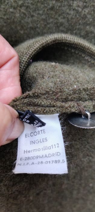 Casaco de pura lã, como novo, t. 42, El corte inglês
