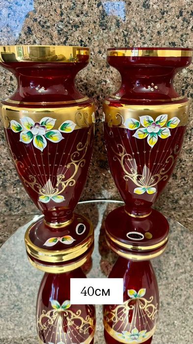 Ваза Богемия смальта