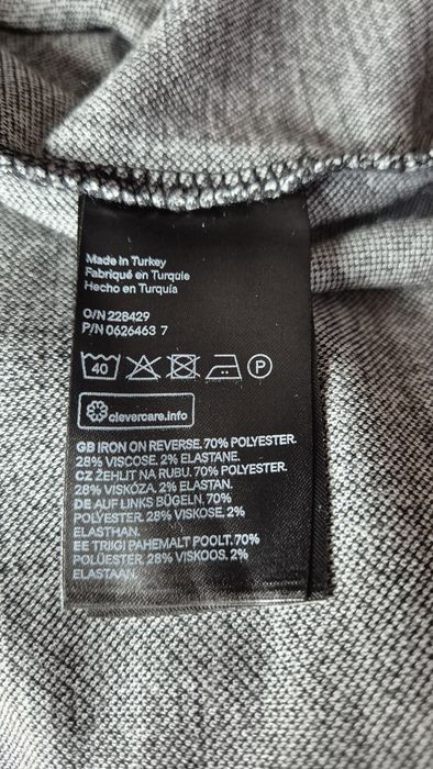 H&M dzianinowa sukienka w kratkę roz XL