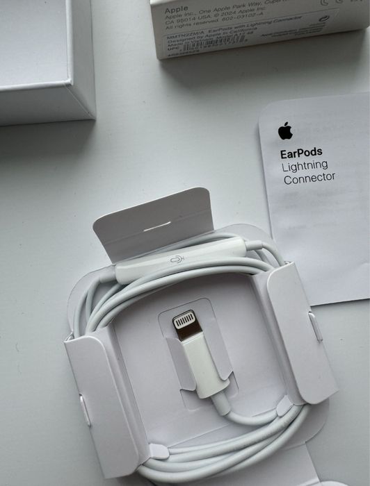 Наушники Apple EarPods Lightning 100% Оригинал Original ЕарПодс 3.5mm