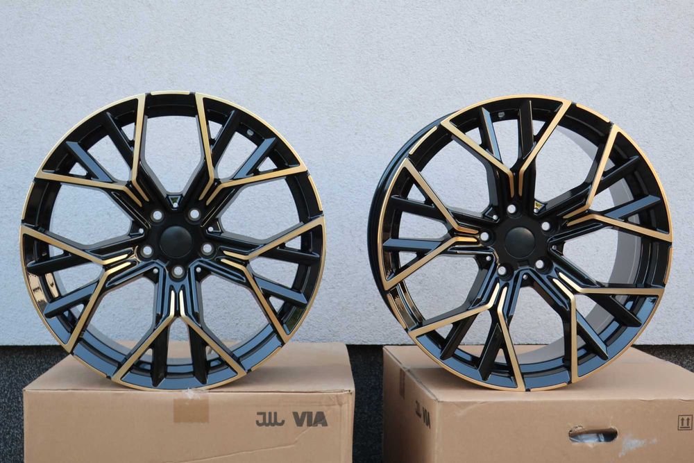 felgi 19 5x120 8/9 BMW f30 f31 f32 f33 e90 e91 e92 e93 f25 f26 e89 e84 f30 f31 f32 f36 f10 f11 f13 e89 WKLĘSŁE czarny + brąz