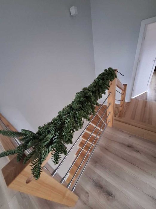 Jodła Girlanda Świąteczna Choinkowa Stołowa Zielona Schody Stół 110CM