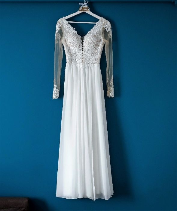 Suknia ślubna Ivory koronkowa j. Madonna