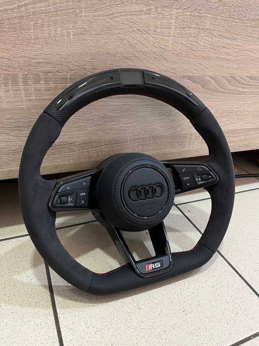 Volante Audi A3 8V A4 B8 TT 8J Q3 Q5 (S-Line / RS) Estilo R8