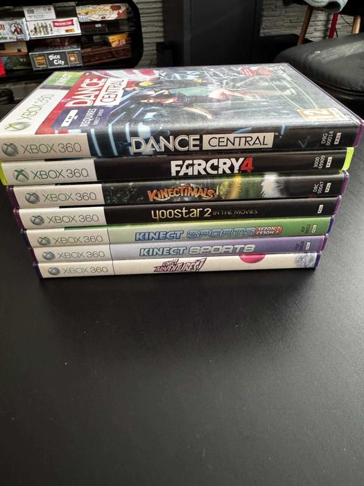 Konsola Xbox 360 Slim 4GB + kinect + pad + gry