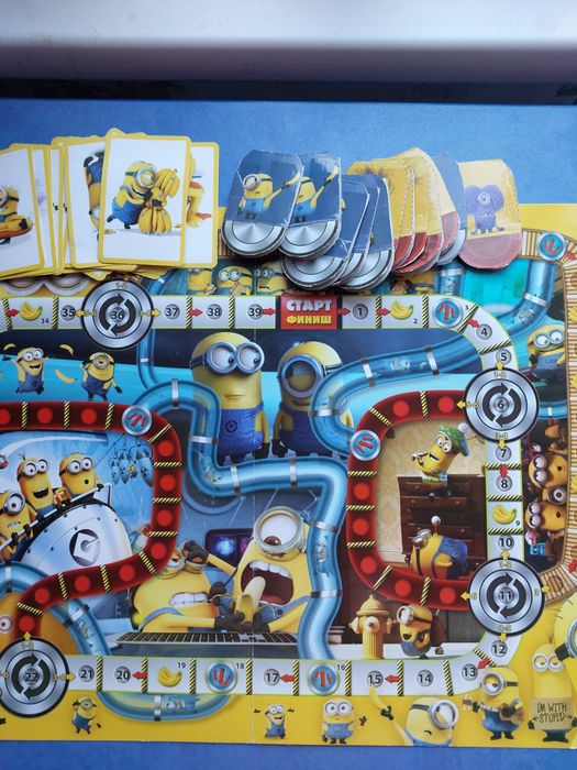 Настольная игра Миньоны 3в1