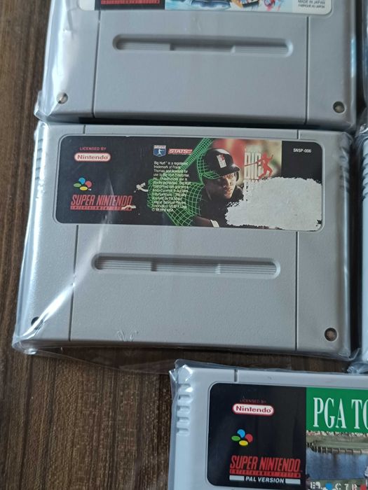 5 Jogos Hockey NHL e Golf Super Nintendo SNES