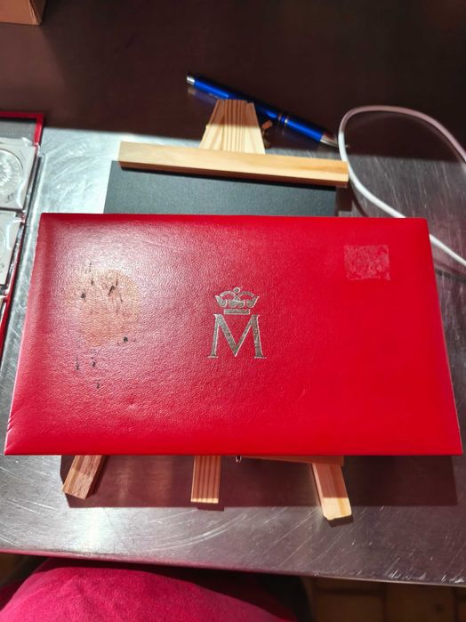 espanha- caixa 5 moedas prata proof 2000 pesetas  ano 2000