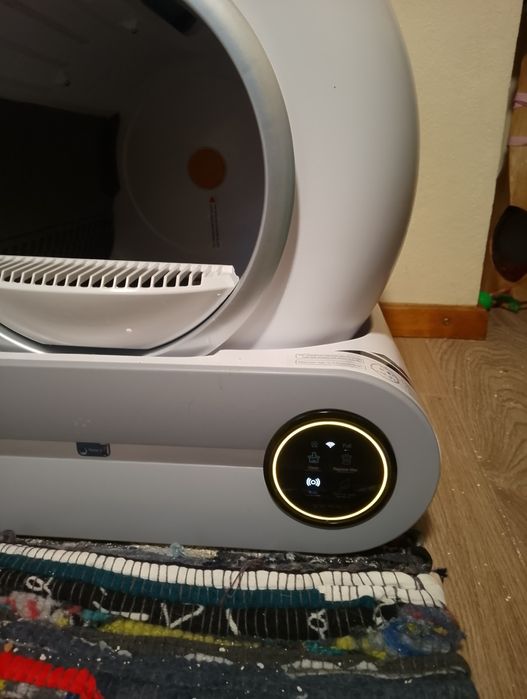 Caixa de areia automática, ecrã tátil, APP, para gatos até 8kg