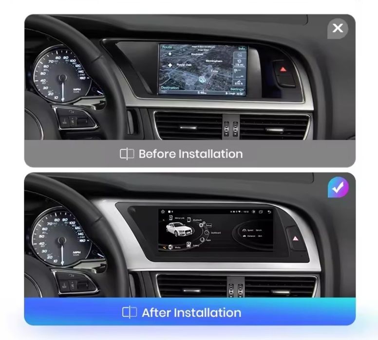 Radio Audi A4 B8 A5 8T Android Auto CarPlay Nawigacja