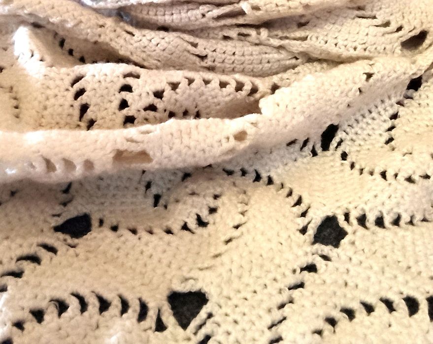 Ексклюзив комплект Шарф-палантин ірландська в'язка + шапочка