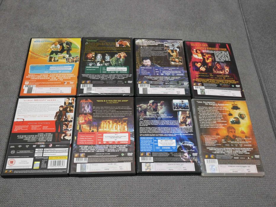Lote 8 DVDs Originais – 20th Century Fox (Ação, Drama e Comédia)