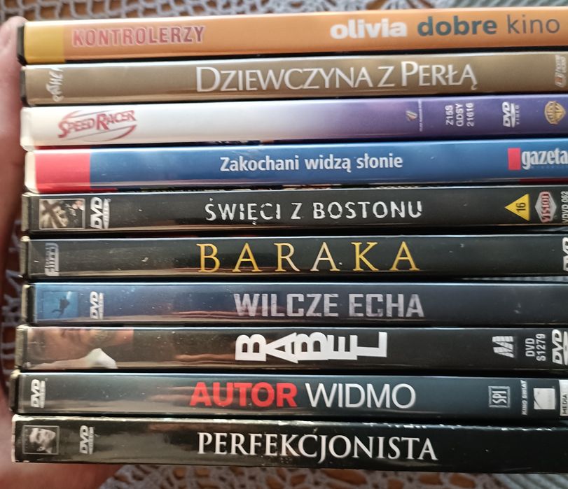 Zestaw filmów dvd
