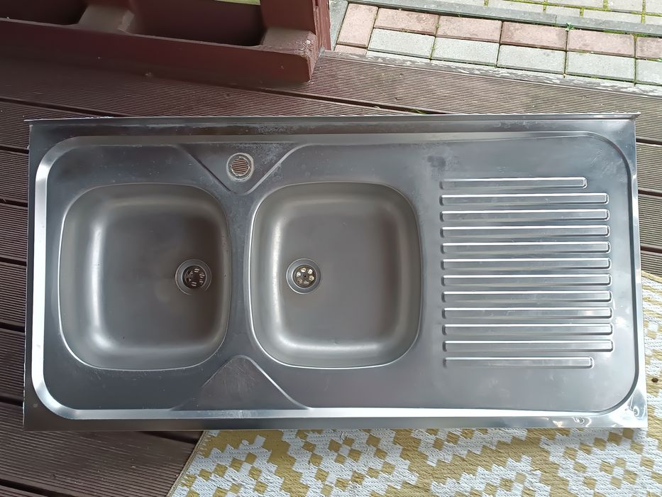 Zlewozmywak stalowy 120/60