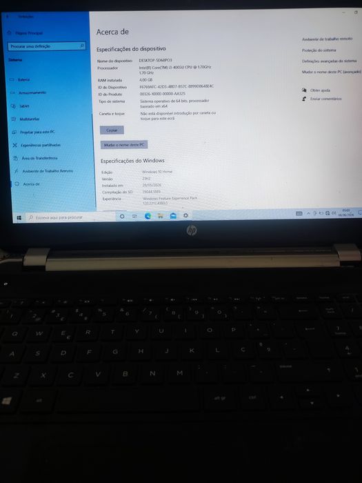 Portátil HP Core I3 Radeon Graphics