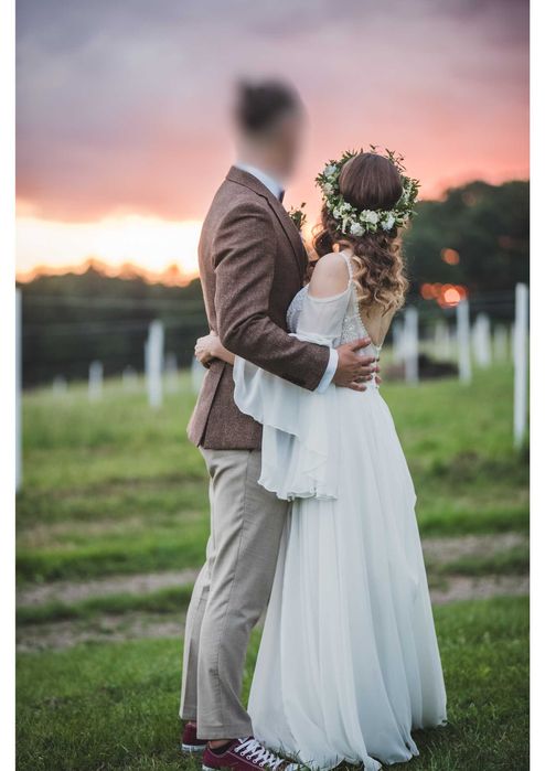 Suknia ślubna BOHO / rustykalna
