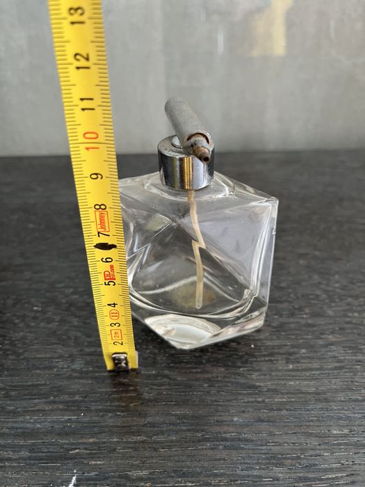 Conjunto de frascos de toucador em vidro/cristal com bandeja