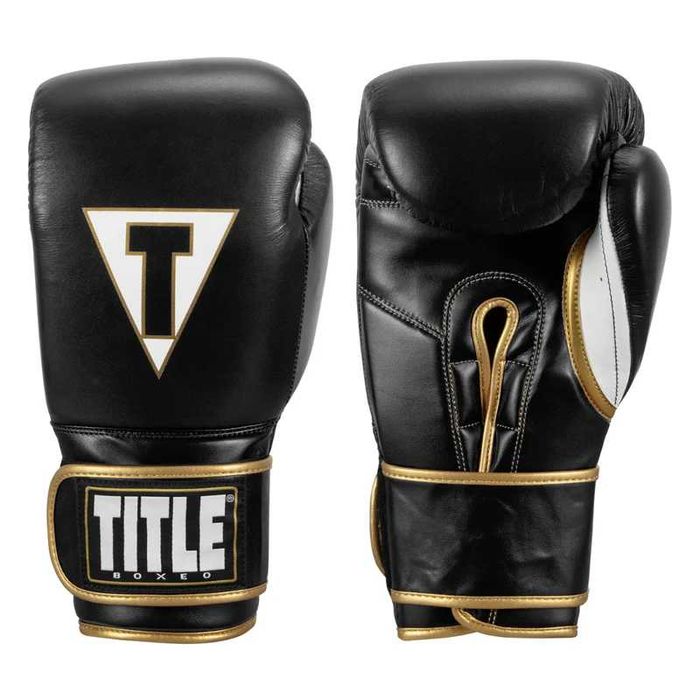 Боксерские перчатки TITLE Boxeo Mexican Leather Training Gloves Quatro