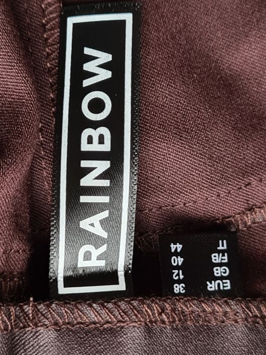 Spódnica mini imitacja skóry Rainbow dla BonPrix rozm. M/38 nowa