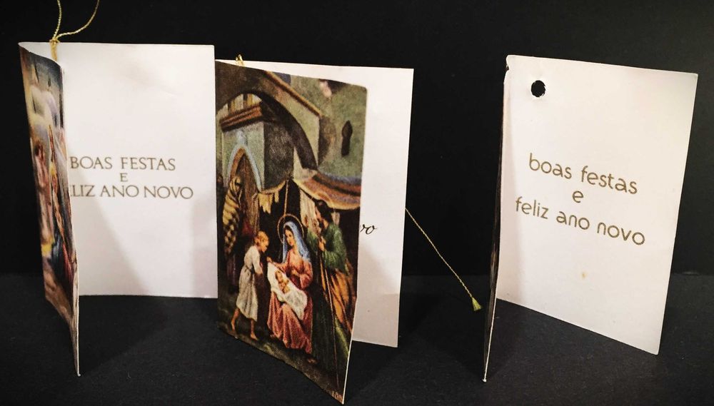 10 Postais de Natal de Boas Festas antigos - anos 60/70